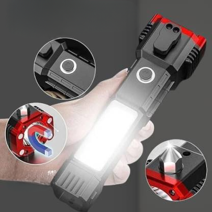 Multi-Functional Car Safety Flashlight