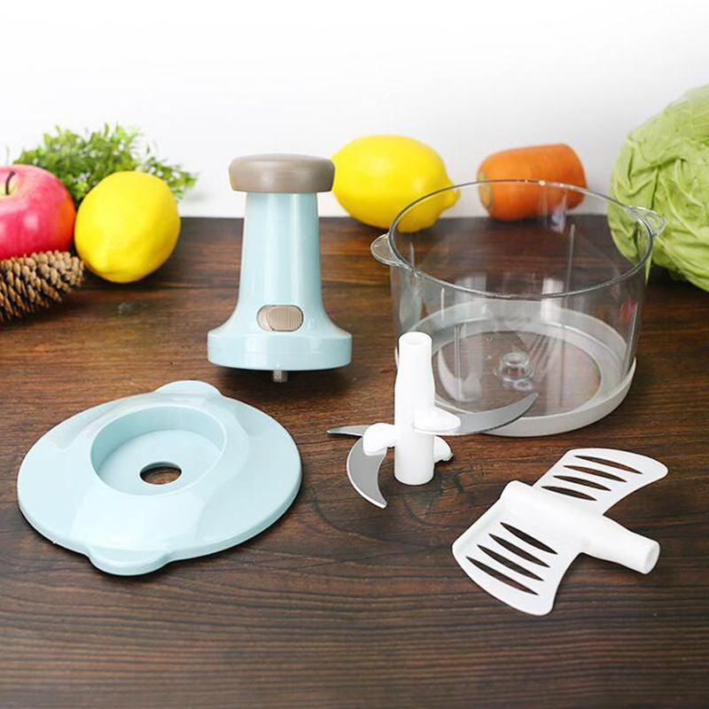 0.7L - Kitchen Manual Vegetable Chopper. - Discount Mart