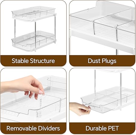 2-Tier Multi-Purpose Pull Out Organizers