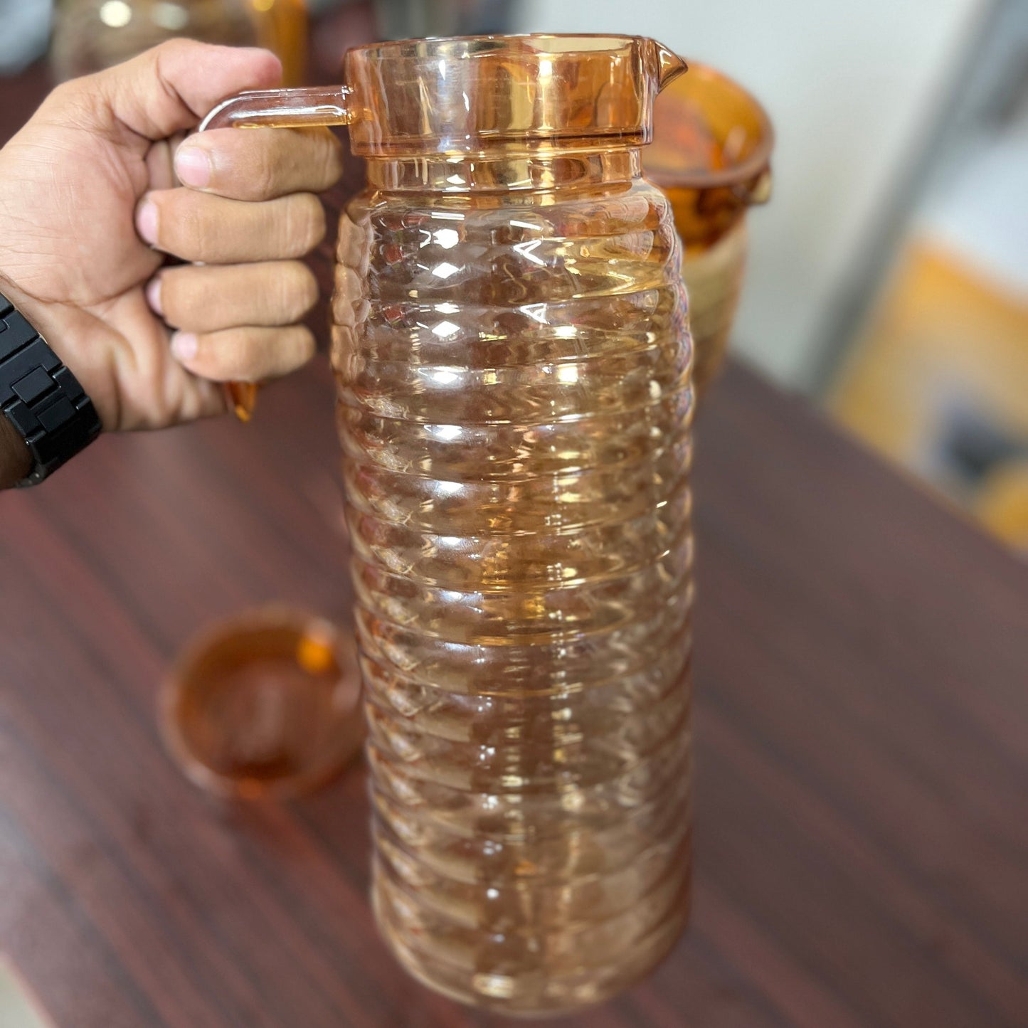 Plastic Spiral Party Jug With LId