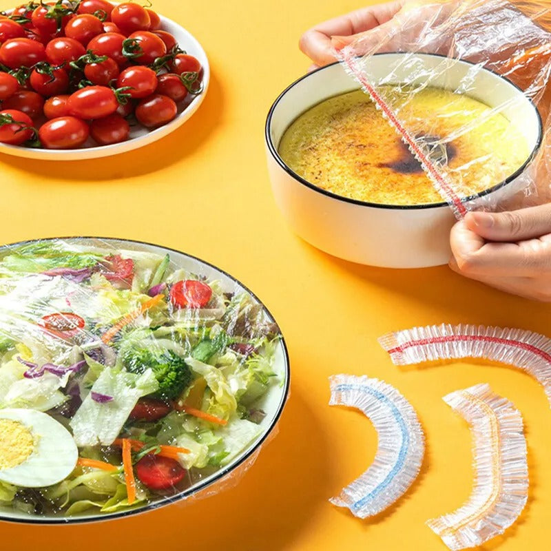 100pcs Disposable Colourful Food Wraps