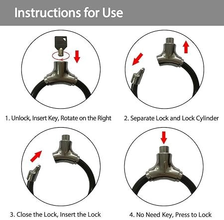 Portable Multipurpose Cable lock
