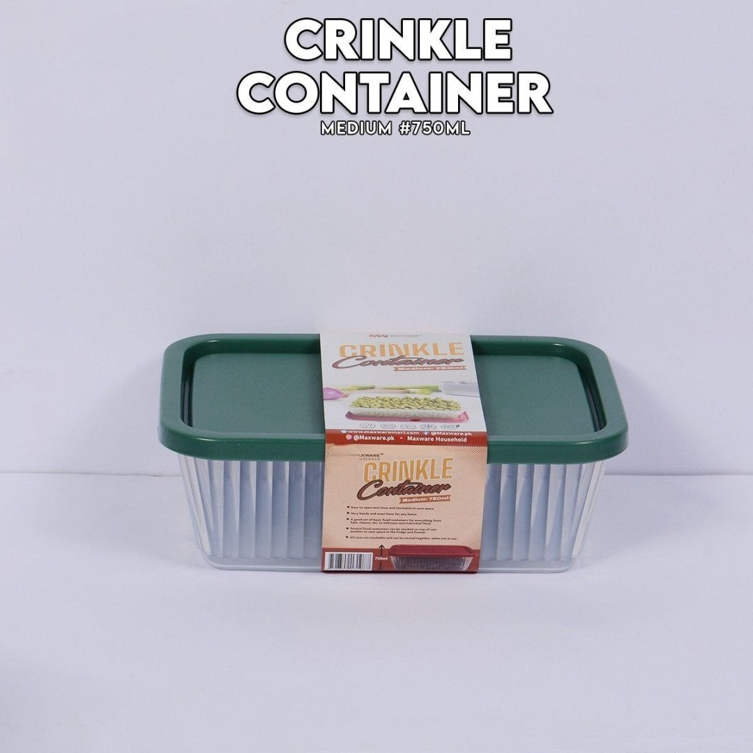 Multipurpose Crinkle Food Container 750ml