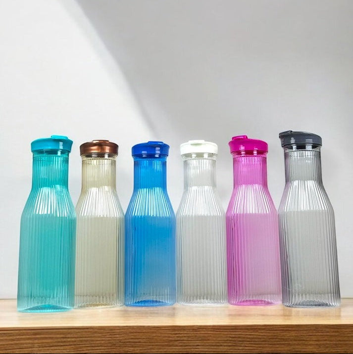 1PC Plastic Linear Water Bottle