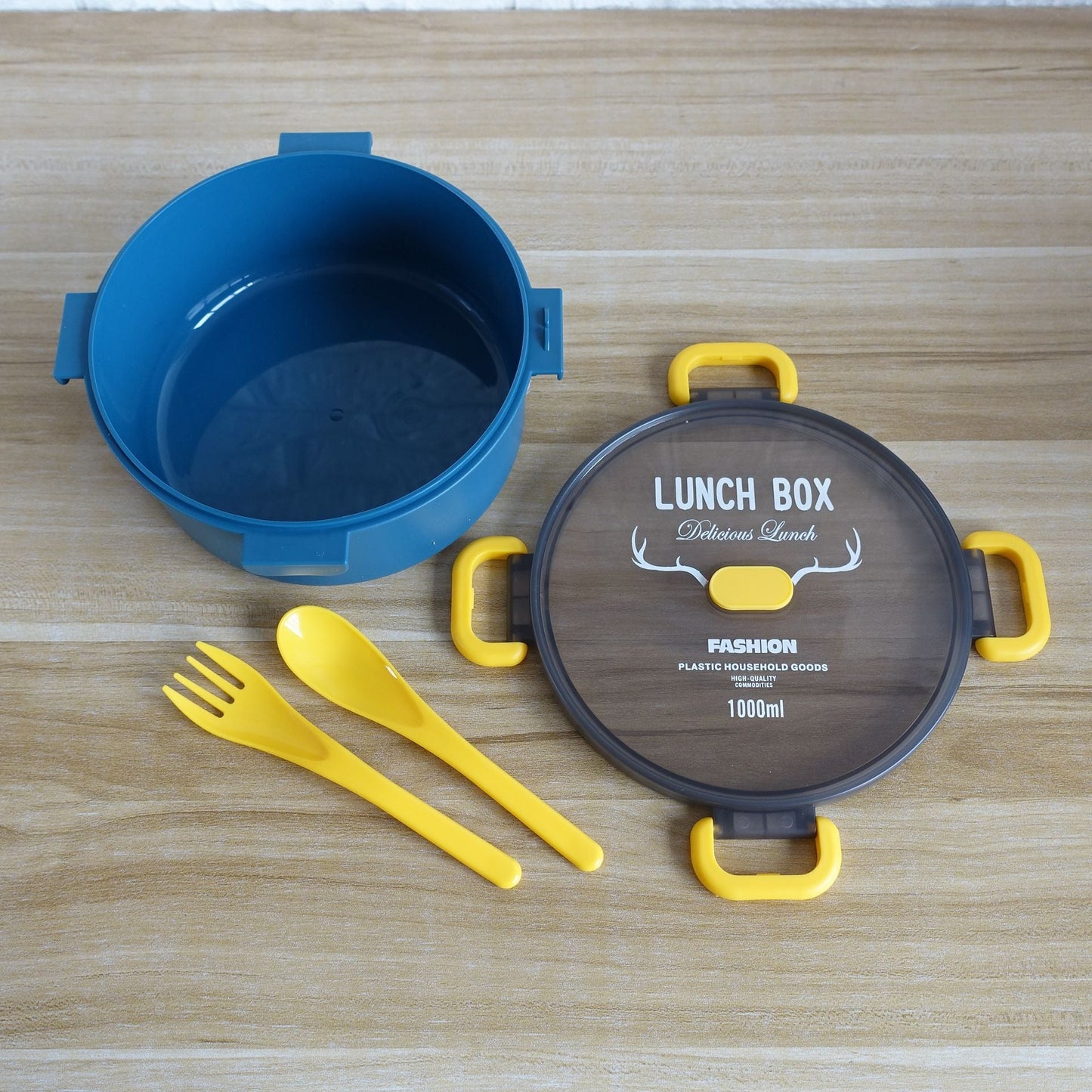 Kids School Plastic Round Lunch Box