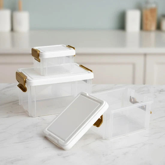 3PCs Multi-Purpose Stackable Storage Organizer