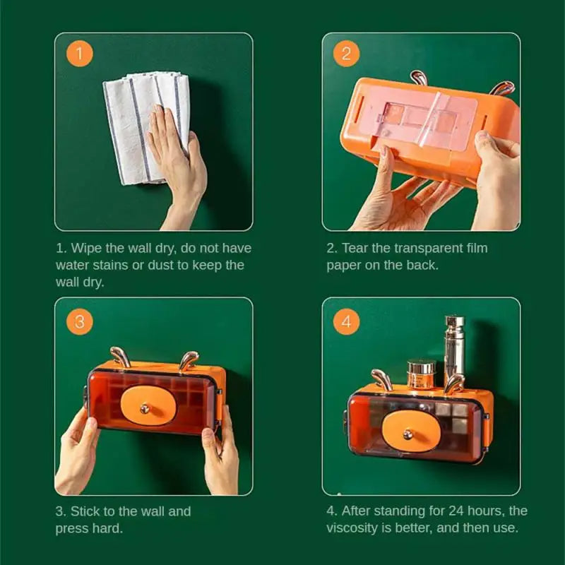 Multifunctional Wall Mounted Storage Box