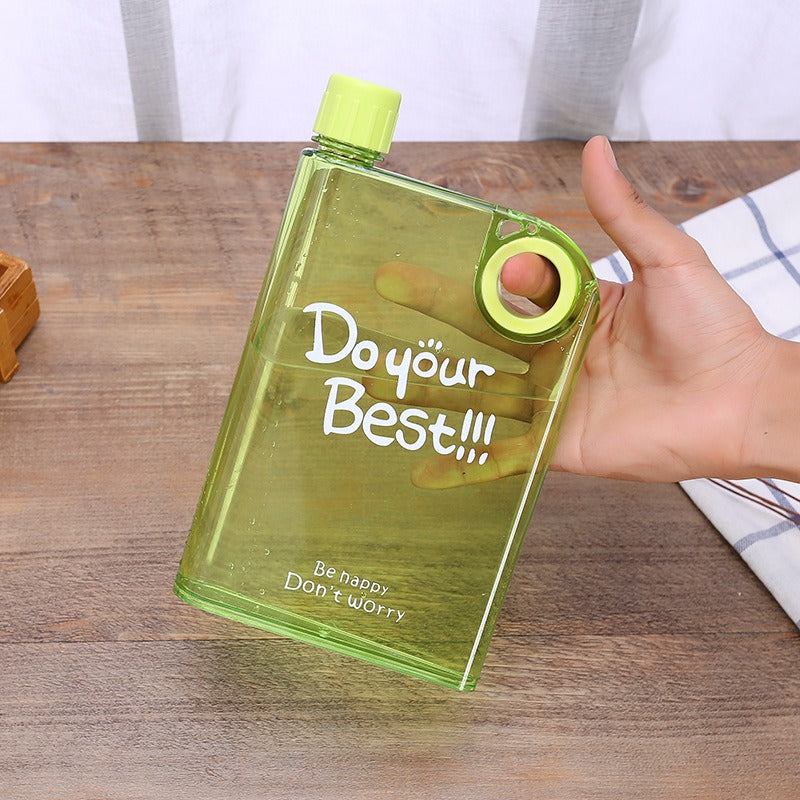 Notebook Design Water Bottle