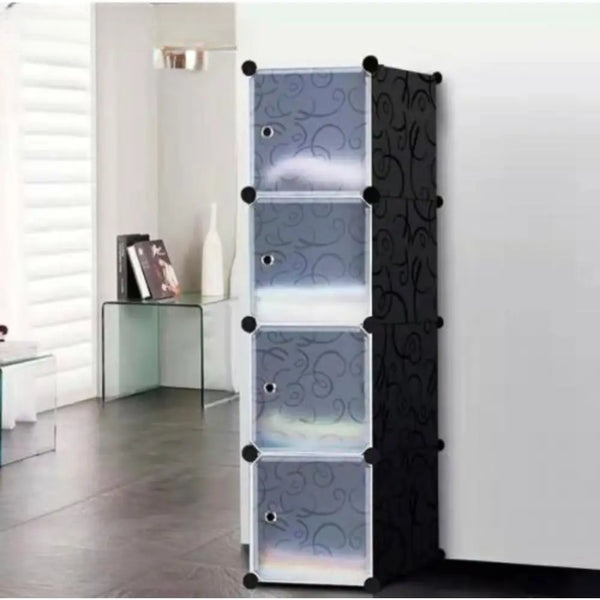 FlexiCube: DIY Detachable Shoe Cabinet