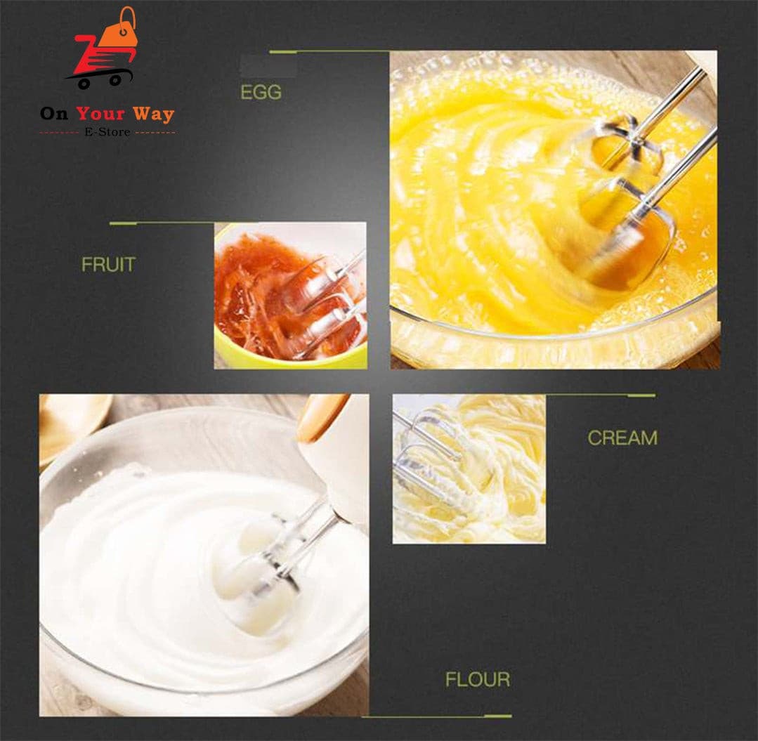 Electric Egg Beater - 7-Speed Adjustable - Discount Mart