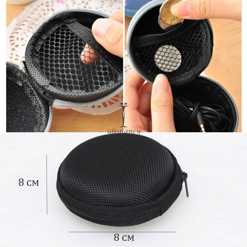 Portable Earphone & Sim Card Pouch. - Discount Mart