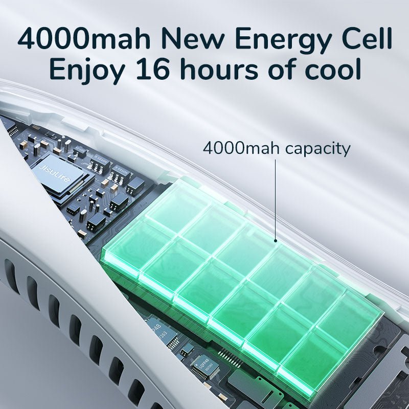 USB Rechargeable Portable Bladeless Neck Fan. - Discount Mart