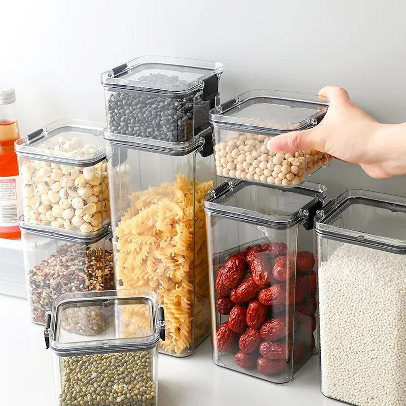 10pc Set - Plastic Storage Container Box