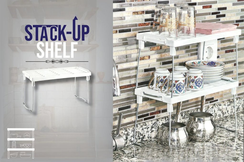 1 Pc Kitchen Stackable Shelf - Discount Mart
