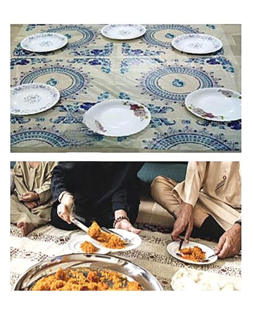 1 Roll Disposable Printed Sufra. - Discount Mart