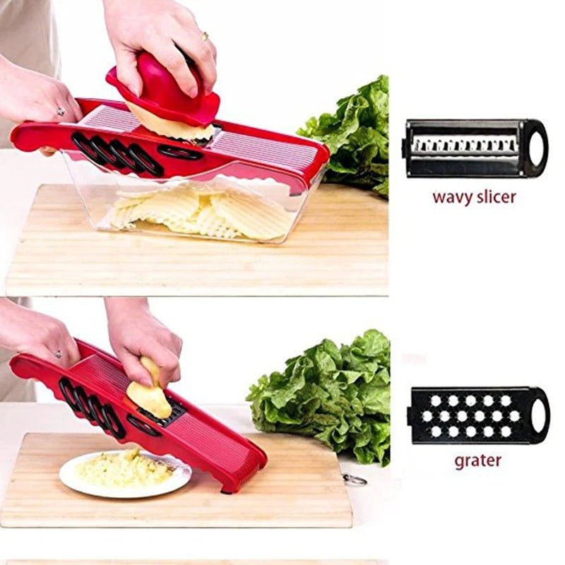 10 in 1 Vegetable Cutter Mandoline Slicer - Discount Mart