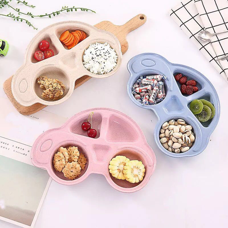 1 Pcs Car Shaped Plate For Kids