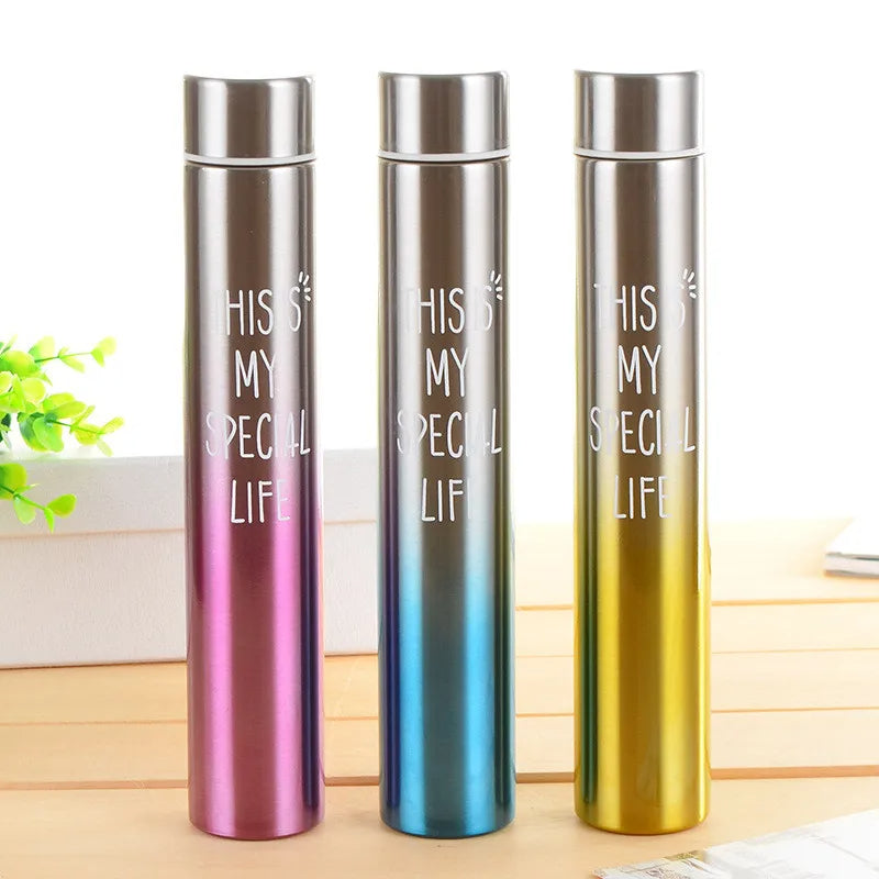 Stainless Steel Vacuum Gradient Water Bottle