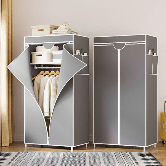 Portable Fabric Wardrobe Storage Organizer