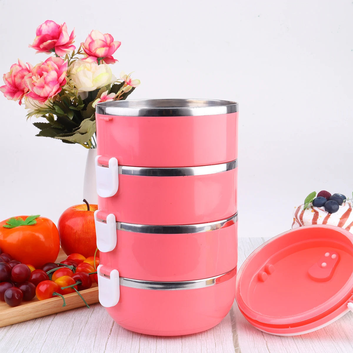 4 Layer Heat Insulated Lunchbox