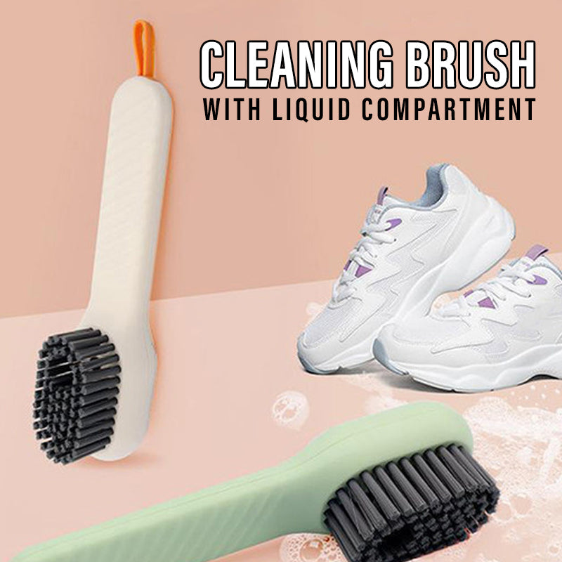Multifunctional Cleaning Brush with Liquid Compartment