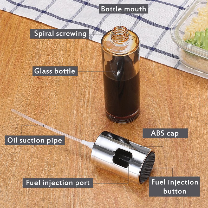 1Pc BBQ Baking Olive Oil Spray Bottle. - Discount Mart