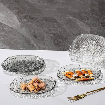 8PCs Acrylic Luxury Style Plate Set
