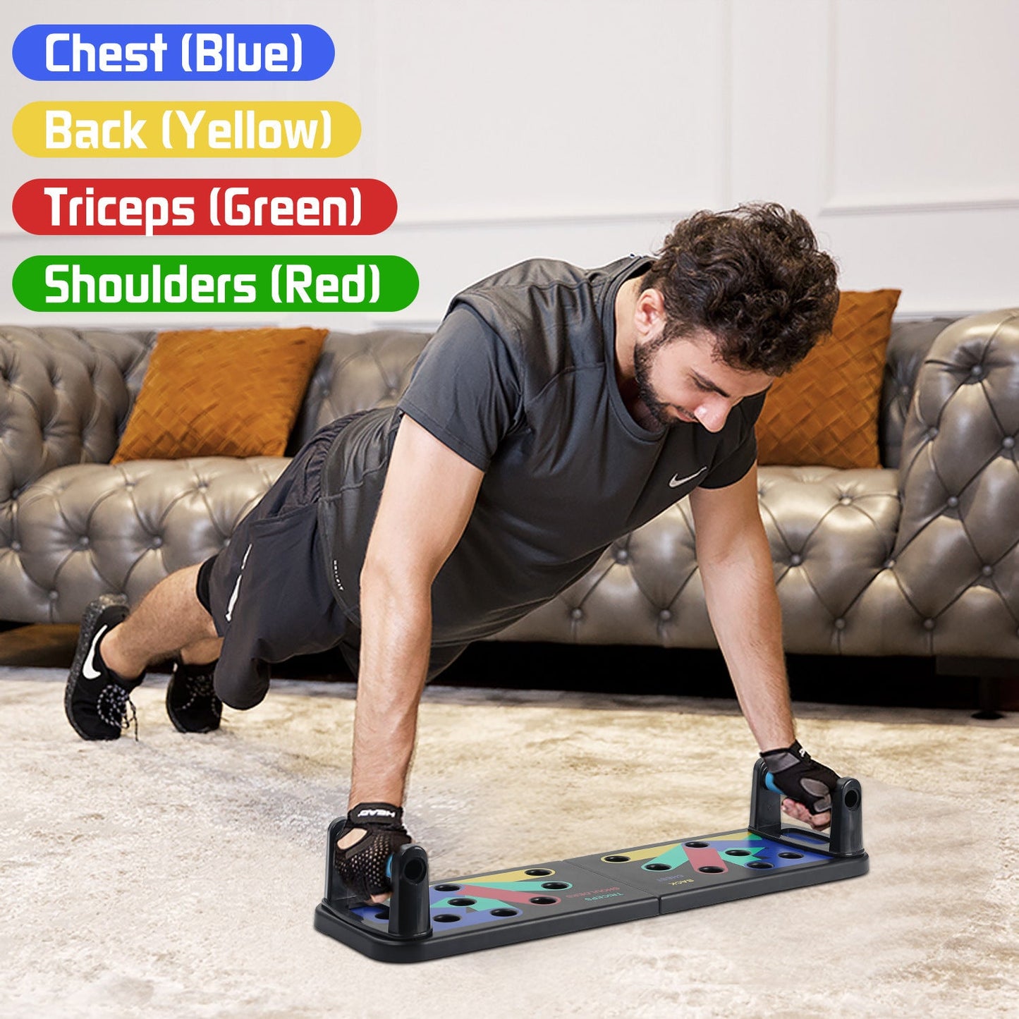 Portable Push Up Rack Board Exercise Fitness Gym Equipment
