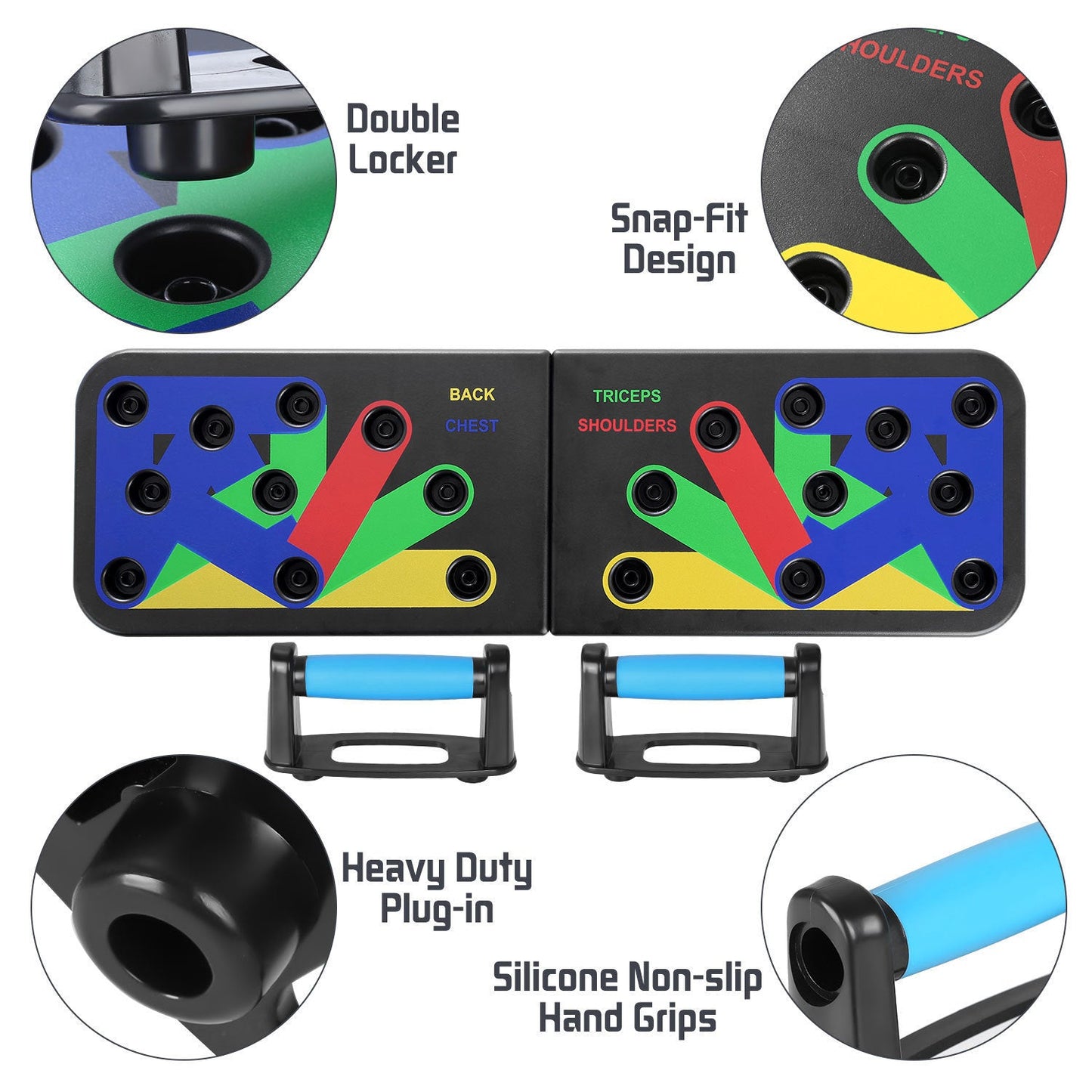 Portable Push Up Rack Board Exercise Fitness Gym Equipment