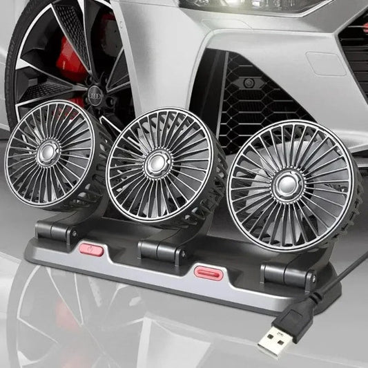 360 Adjustable 3 Head USB Fan