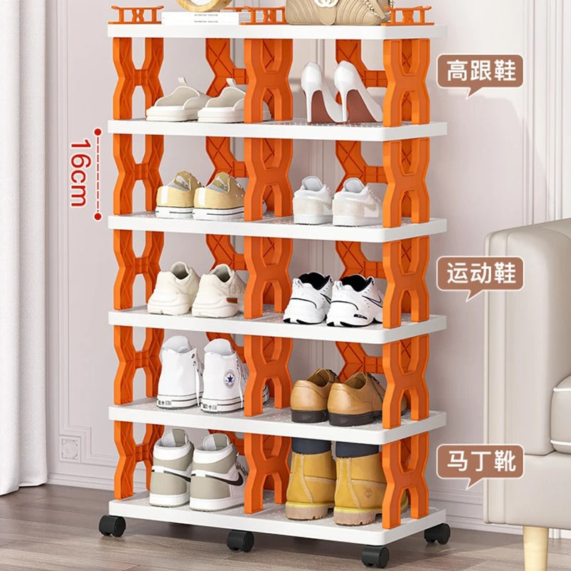 The Shoe Mover: Easy-Glide Storage Rack