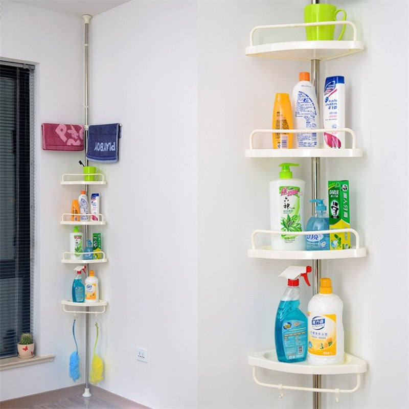 Stainless Steel Multi Layer Bathroom Corner Rack