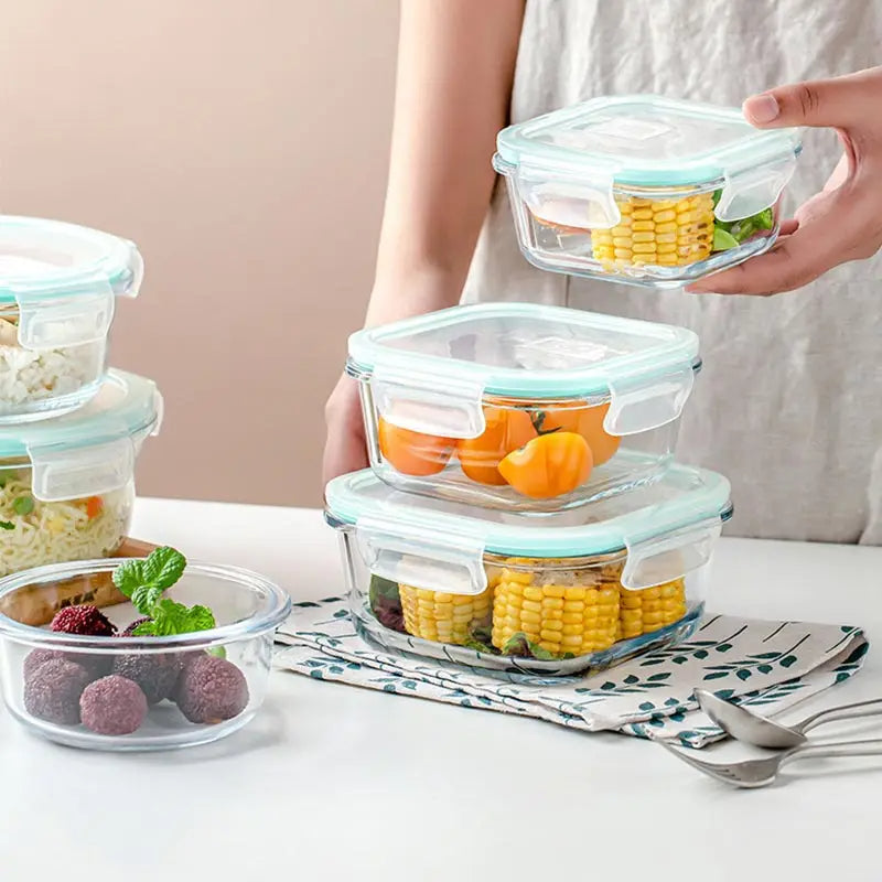 3PCs Plastic Airtight Food Container