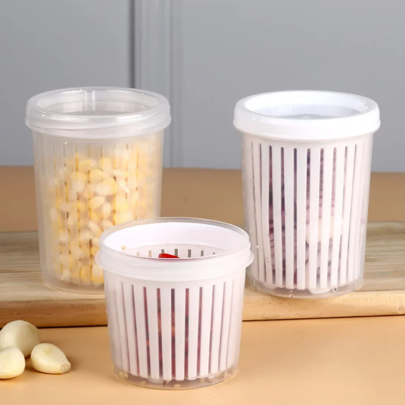 3PCs Set Plastic Food Storage Jar