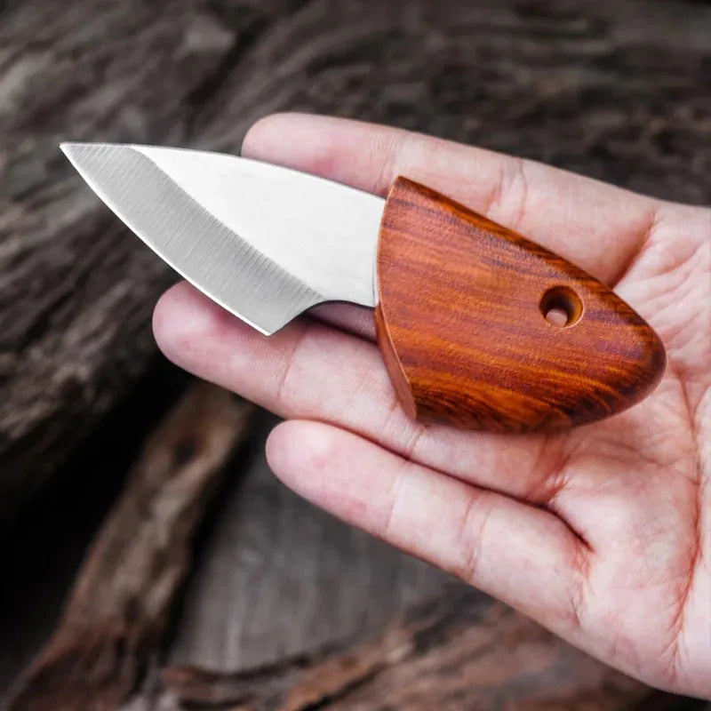Wooden Handle Mini Pocket Knife