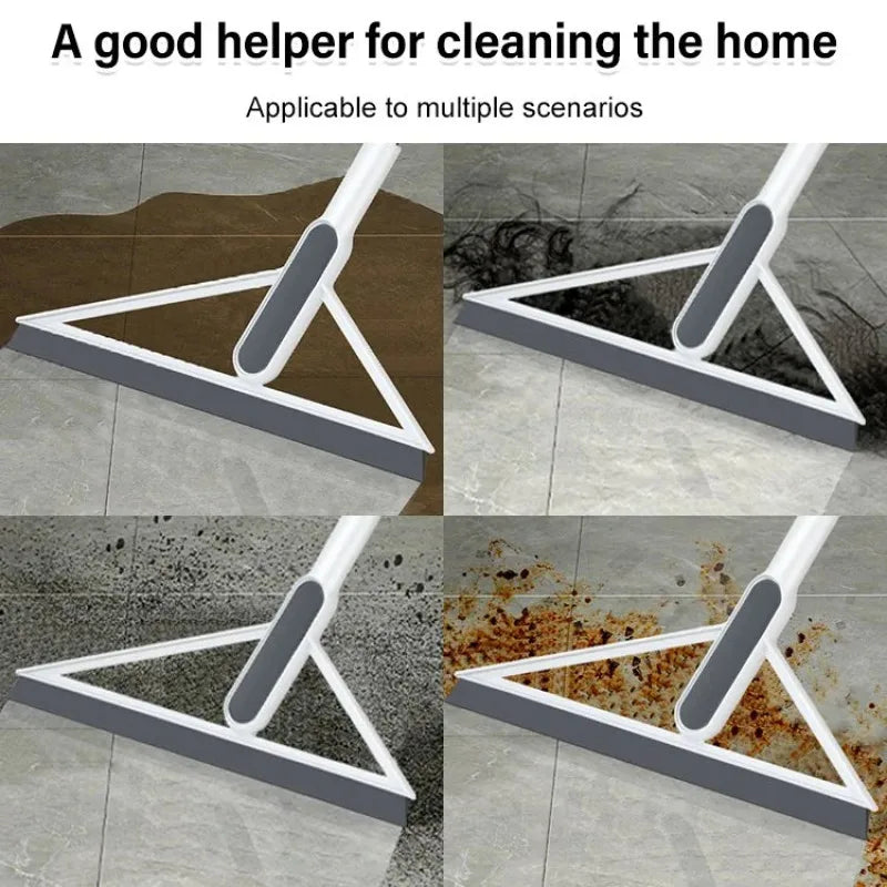 Multifunctional Silicone Cleaner Wiper with Long Handle