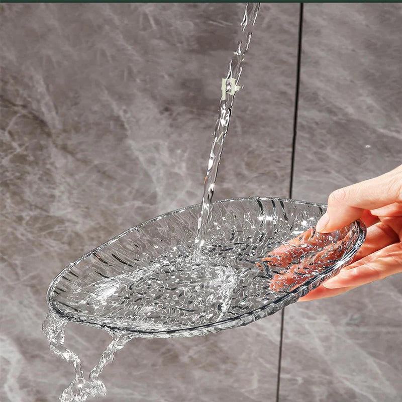 8PCs Acrylic Luxury Style Plate Set