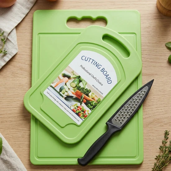3-Piece Cutting Board Set with Chef Knife