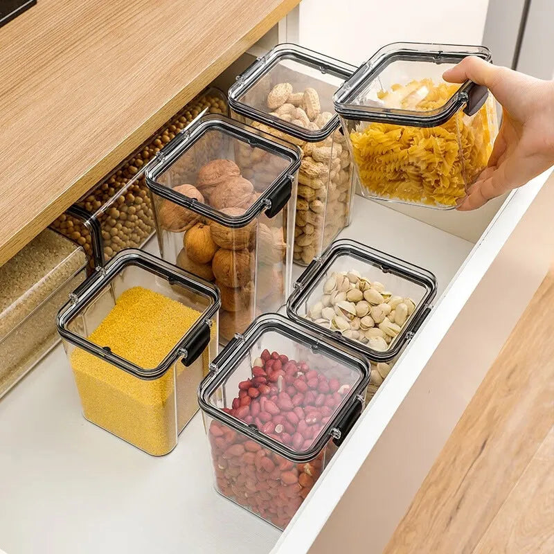 10pc Set - Plastic Storage Container Box