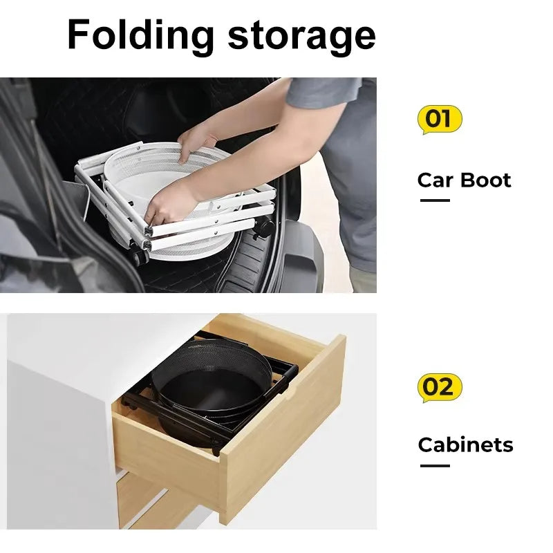 Multipurpose 3 Layer Metal Storage Rack