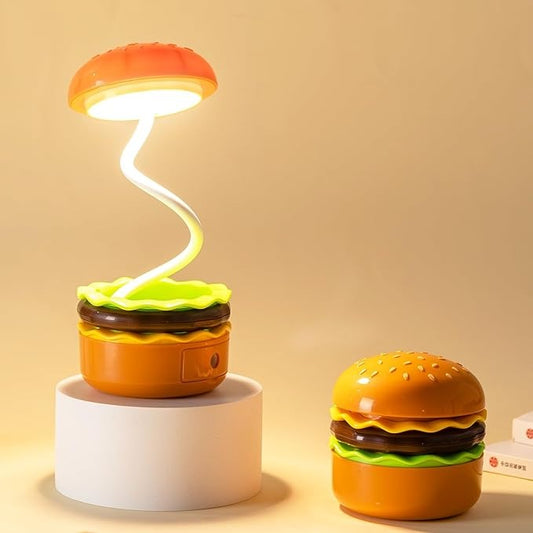 Rechargeable Burger Shape Table Lamp
