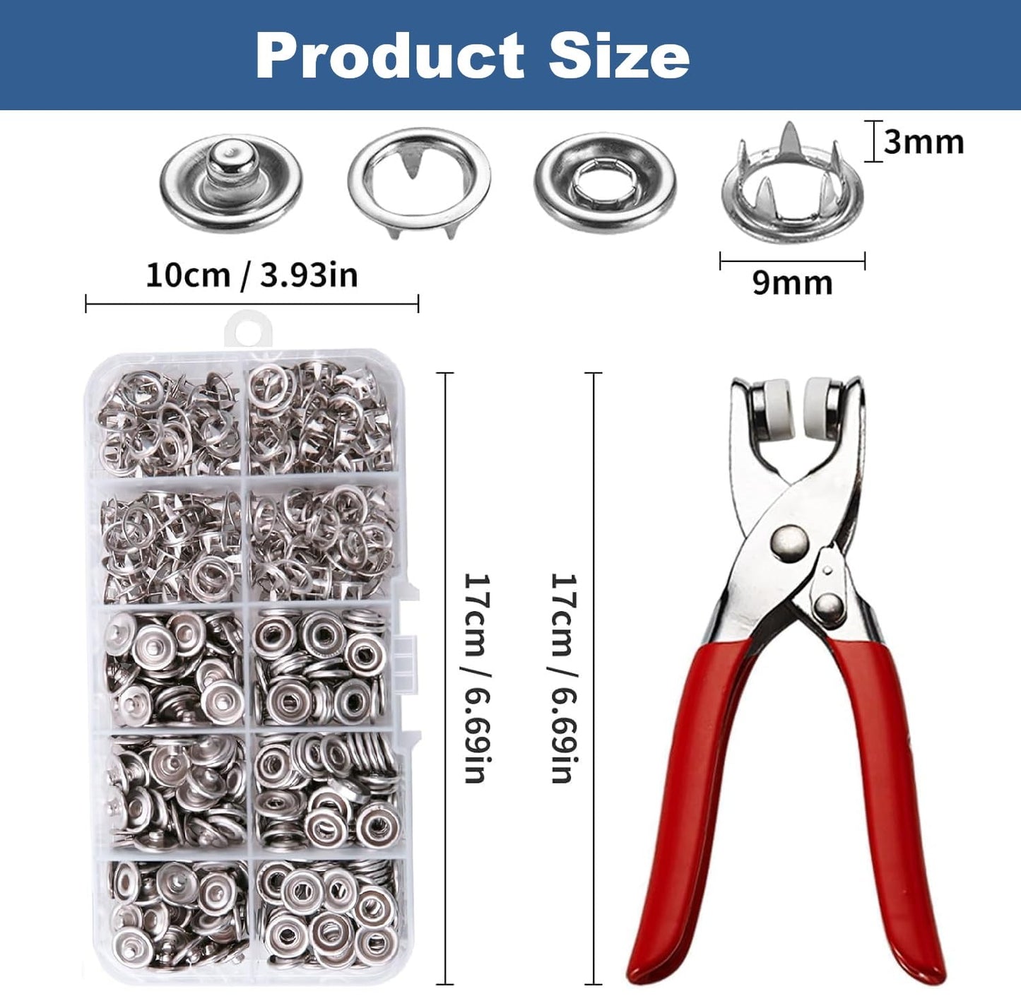 Metal Snap Button Plier