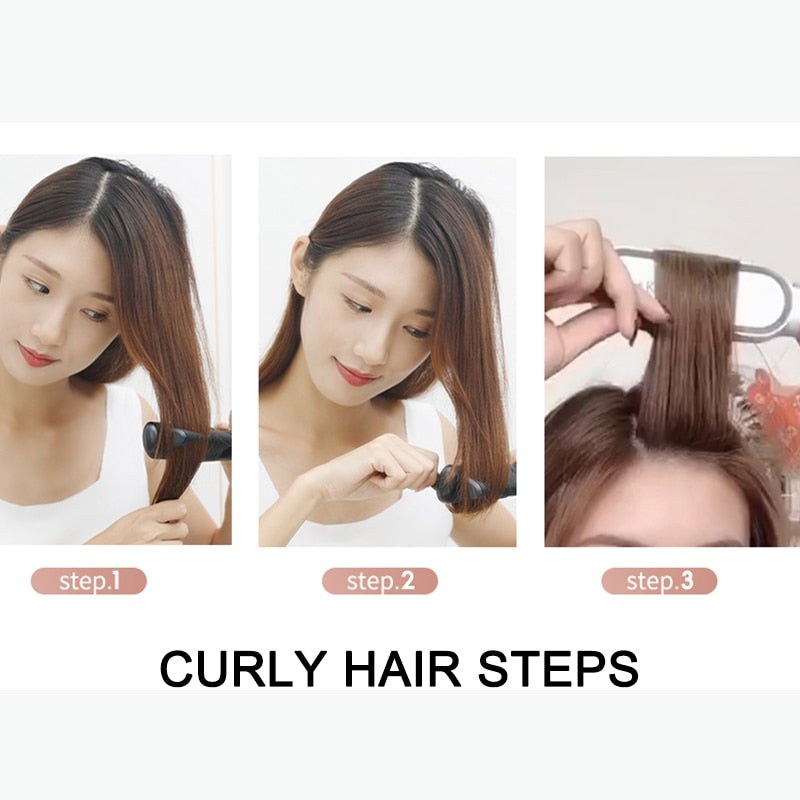 909 Hair Straightener - Ceramic Heated Hair Brush - Discount Mart