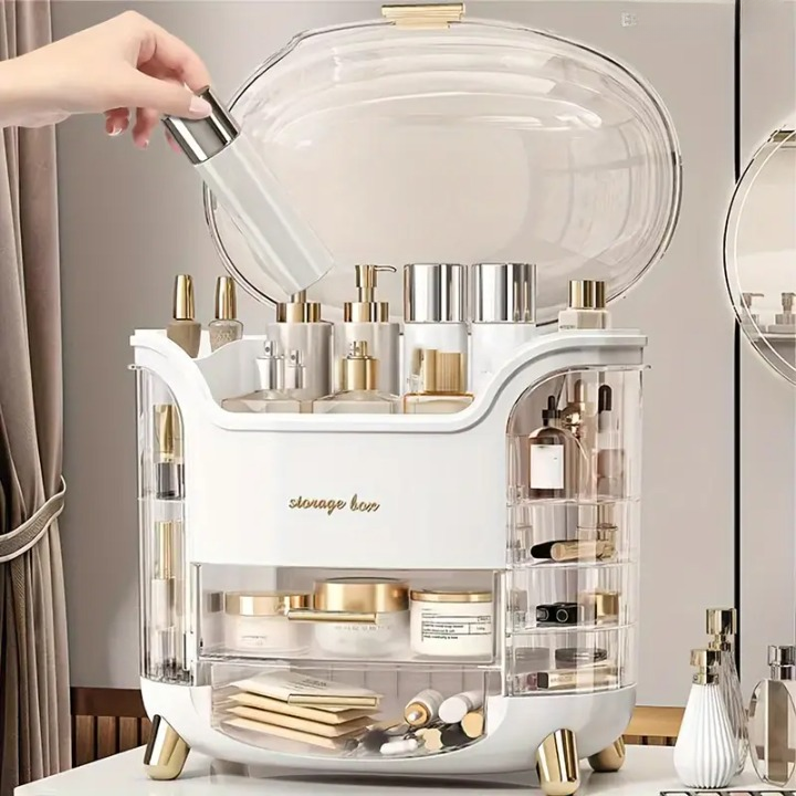 Premium Acrylic All-in-One Cosmetic Storage Cabinet