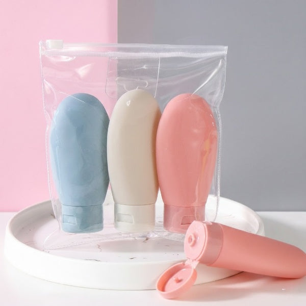 3PCs Refillable Travel Liquid Botttle Set (60ML)