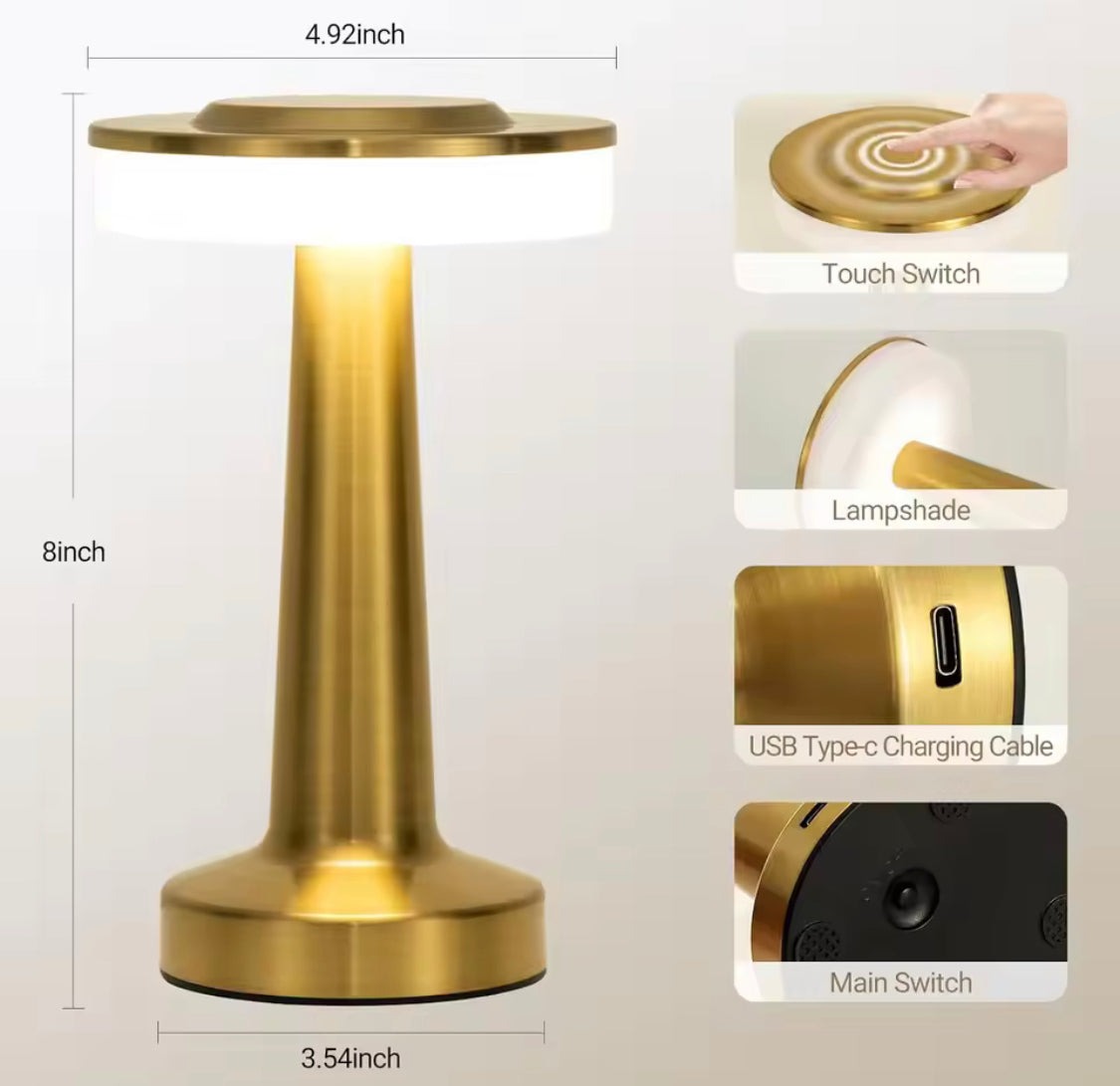 Rechargeable Touch Sensor LED Table Lamp