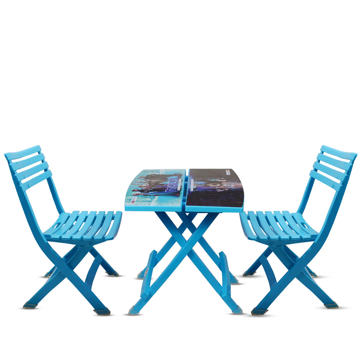 Kids Folding Table and Chairs Gift Set
