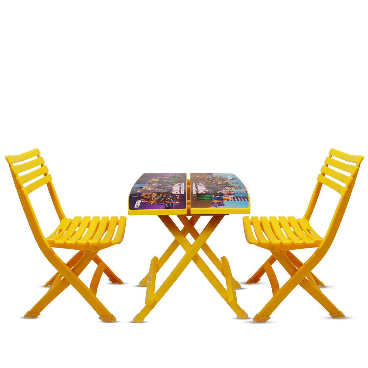 Kids Folding Table and Chairs Gift Set