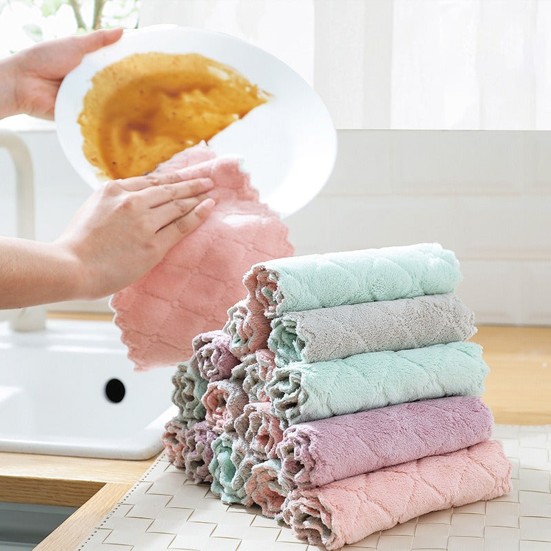 5PCs Microfiber Cleaning Towel