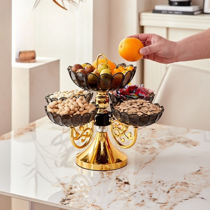 Ornamental Rotating Fruit Plate